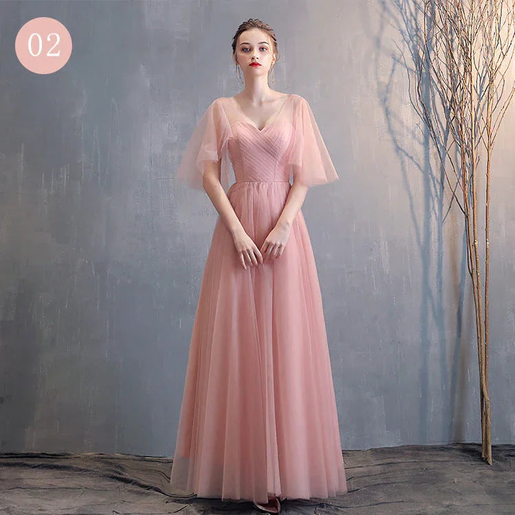 Ladies Fashion Long Simplek Evening Dress - VAleG