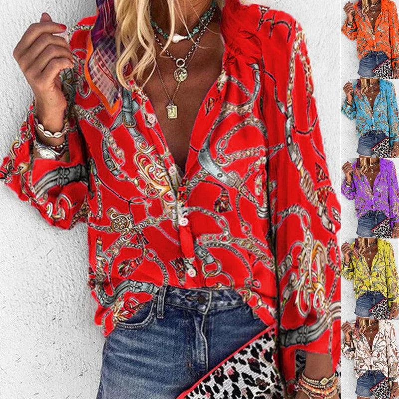 Long Sleeve Casual Women's Shirt - VAleG