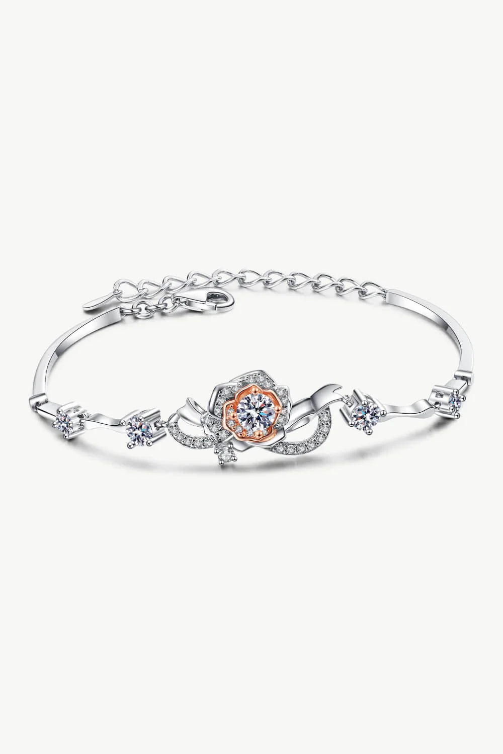925 Sterling Silver Moissanite Bracelet - VAleG