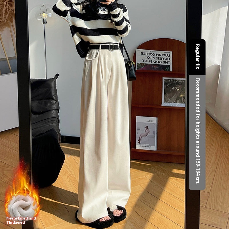 Pantaloni a gamba larga a vita alta  casual