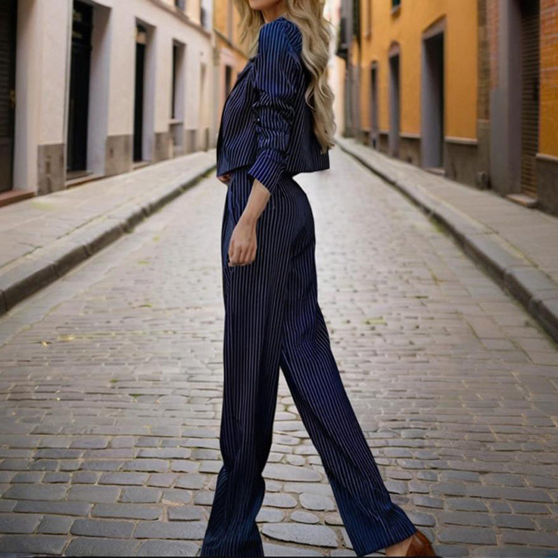 Completo da Donna Giacca e Pantaloni a Maniche Lunghe