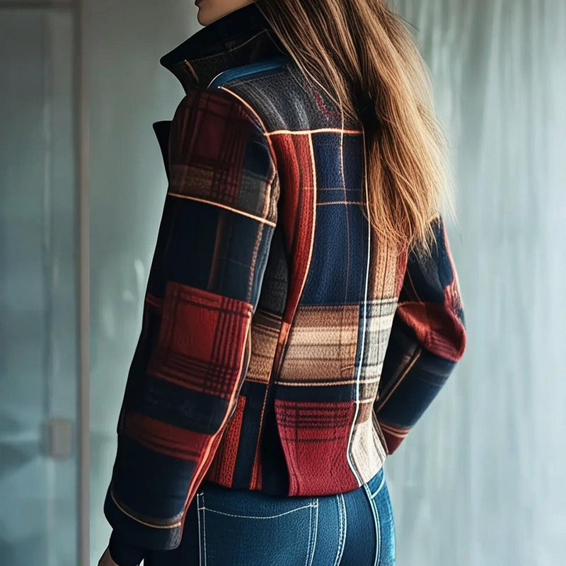 Giacca sartoriale donna autunno/inverno, stile casual chic.