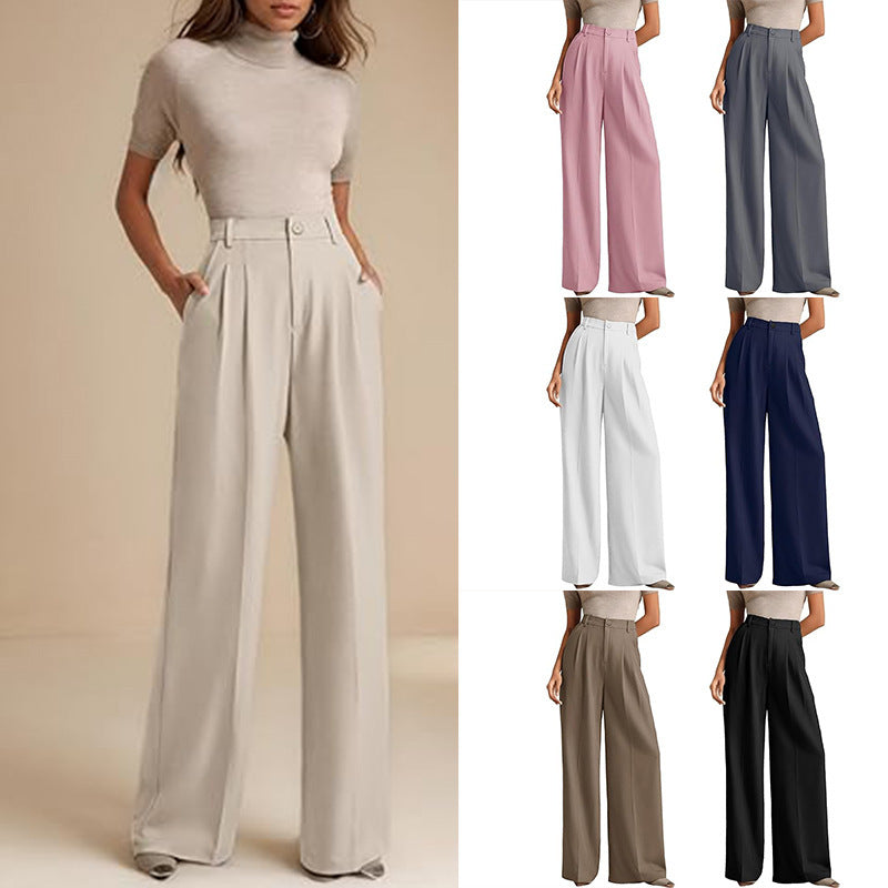 Pantaloni da donna a vita alta