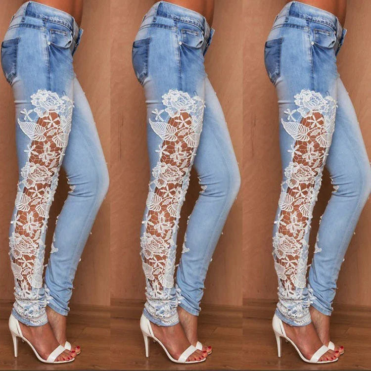 Lace jeans - VAleG