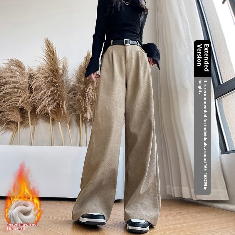 Pantaloni a gamba larga a vita alta  casual