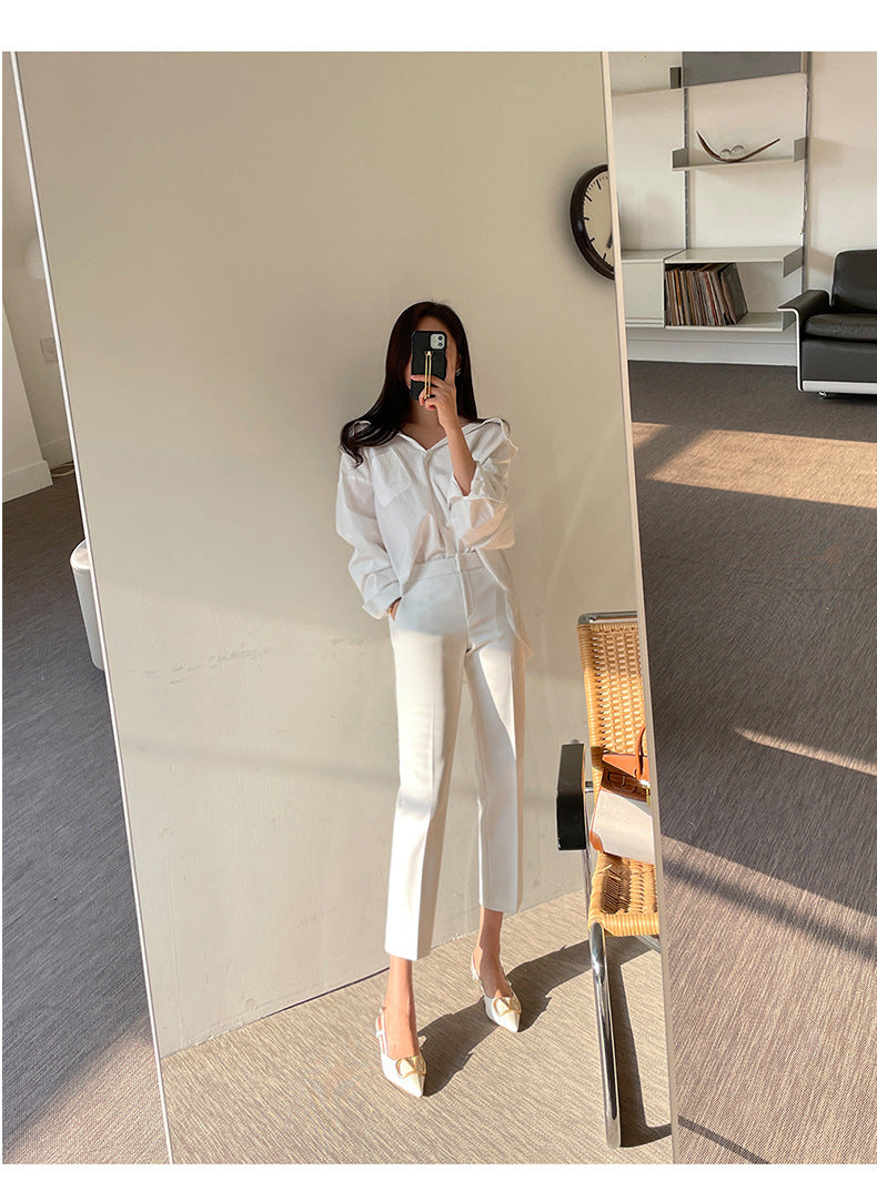 Pantaloni  a vita alta Casual
