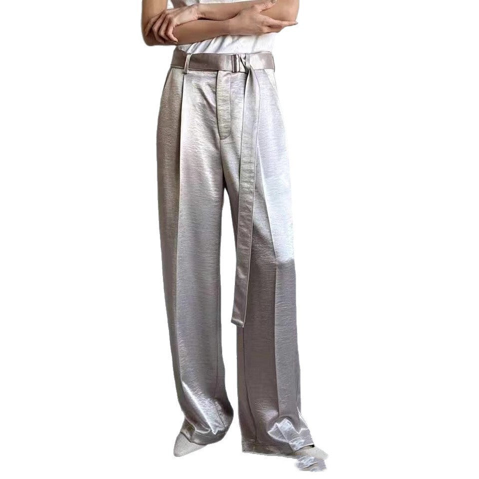 Pantaloni da donna di alta qualità gamba larga