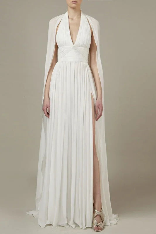 Temperament Elegant Evening Gown Long New Red Carpet Catwalk - VAleG