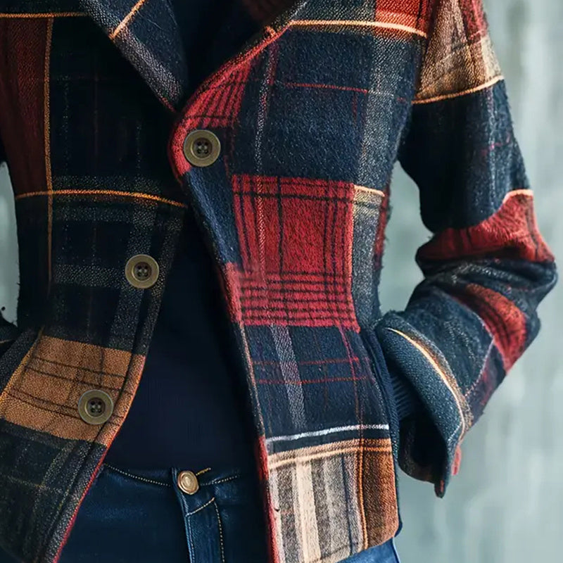 Giacca sartoriale donna autunno/inverno, stile casual chic.