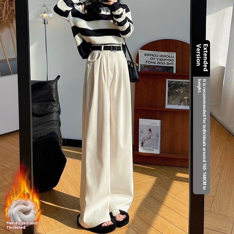 Pantaloni a gamba larga a vita alta  casual
