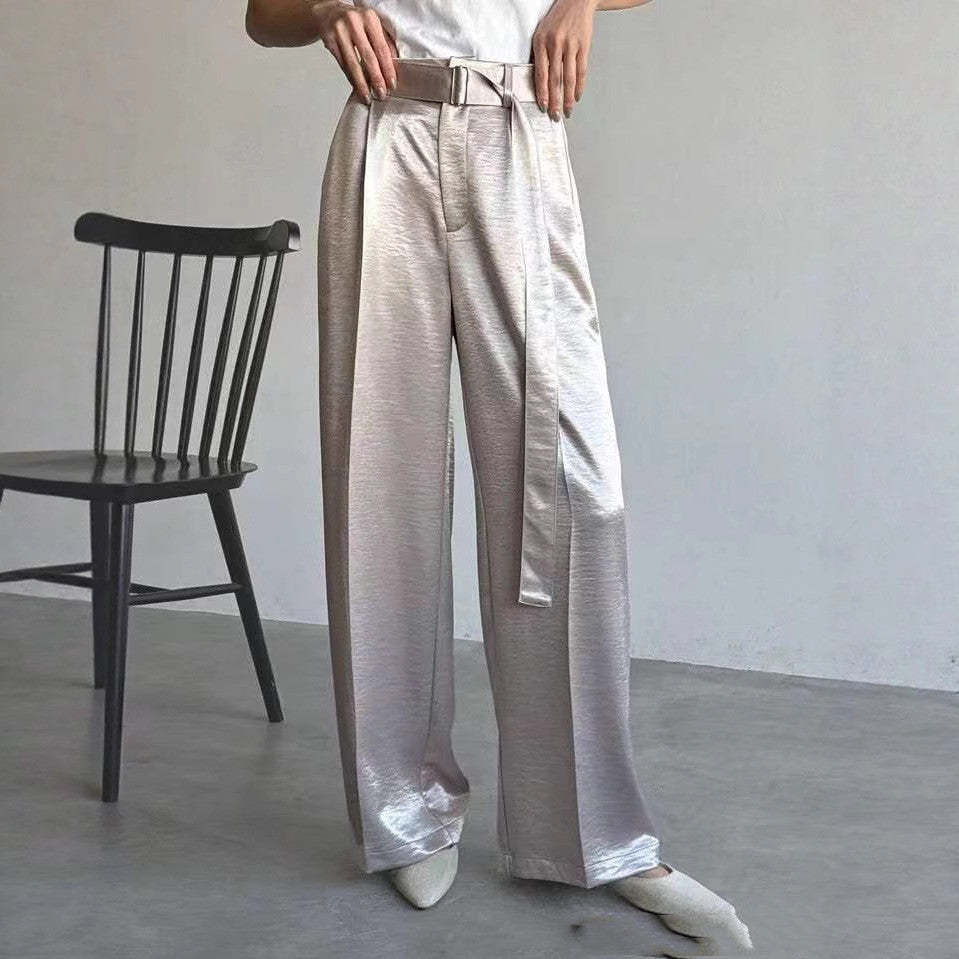Pantaloni da donna di alta qualità gamba larga