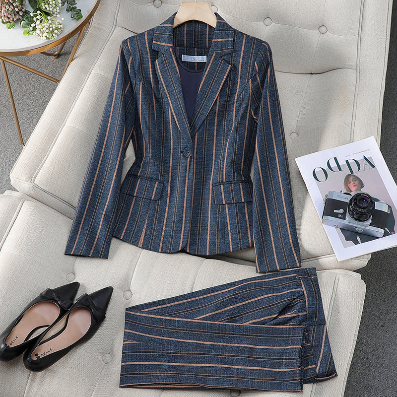 Completo da donna primaverile e autunnale, elegante, retrò, casual,di alta qualità