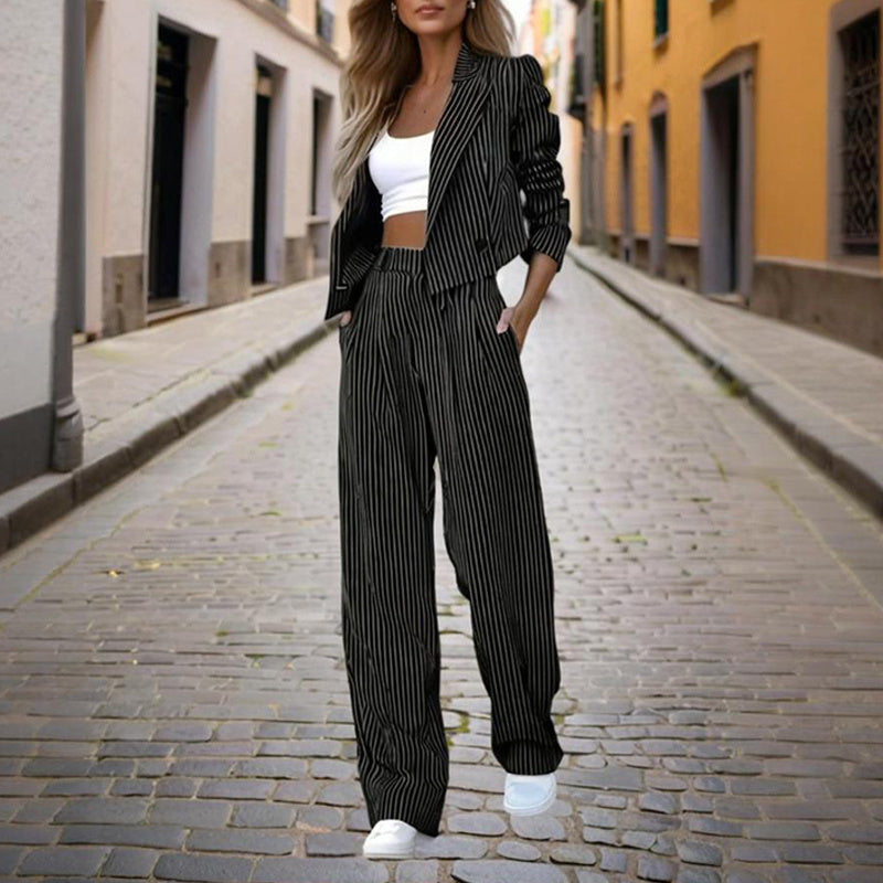 Completo da Donna Giacca e Pantaloni a Maniche Lunghe