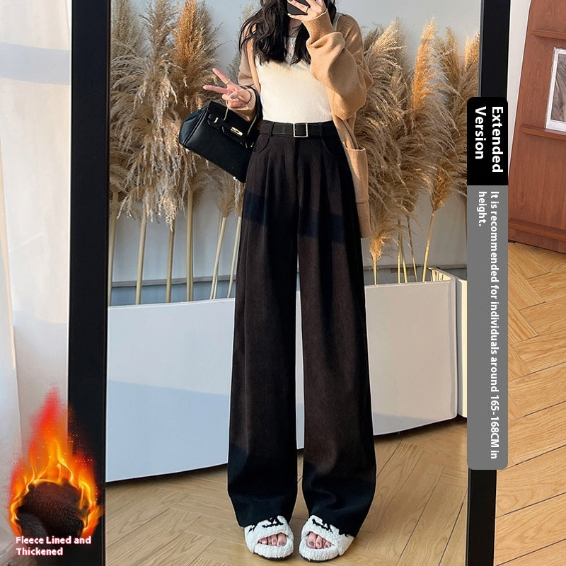Pantaloni a gamba larga a vita alta  casual
