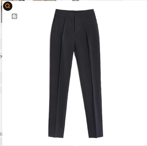 Pantaloni  a vita alta Casual