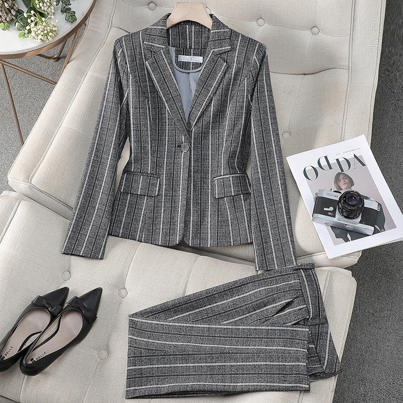 Completo da donna primaverile e autunnale, elegante, retrò, casual,di alta qualità