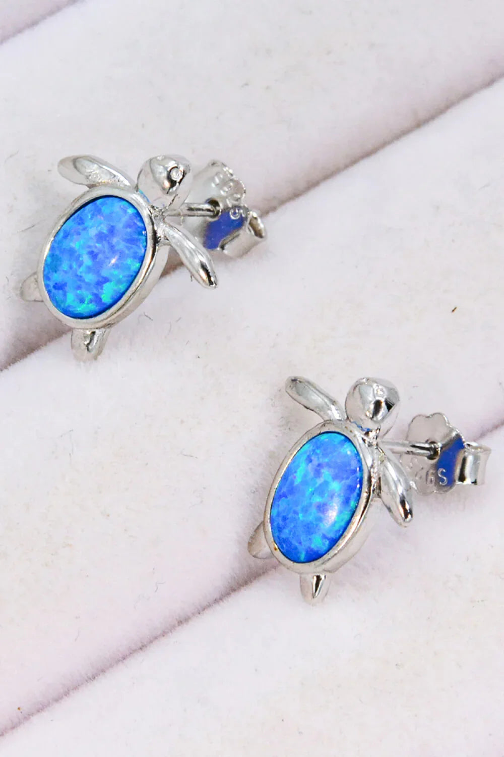 Opal Turtle Stud Earrings - VAleG