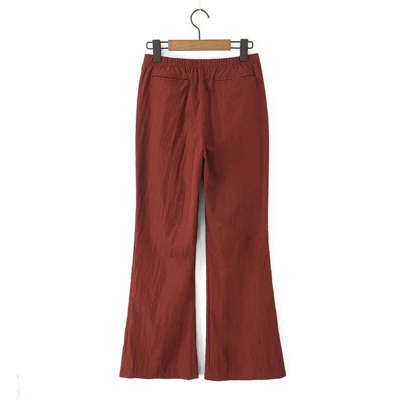 Spring And Summer Double-layer Gauze Home Pants Cotton Japanese Loose Casual Trousers - VAleG