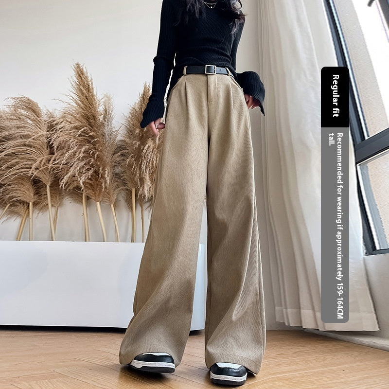 Pantaloni a gamba larga a vita alta  casual