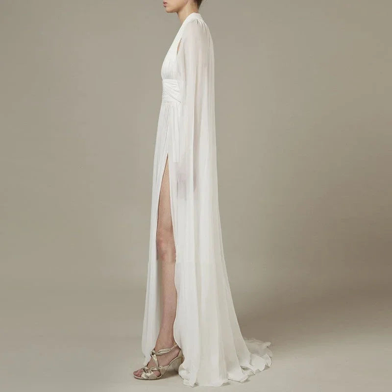 Temperament Elegant Evening Gown Long New Red Carpet Catwalk - VAleG