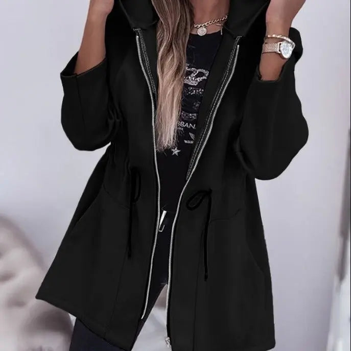 Moda Casual Cappotto con cappuccio Abbigliamento femminile VAleG