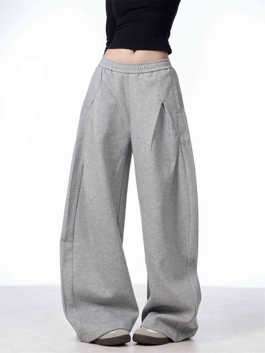 American-style Wide-leg Pants With Deconstructive Design - VAleG