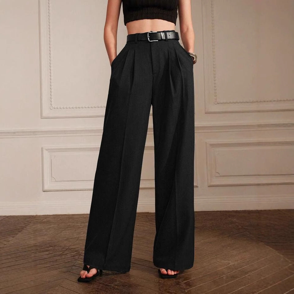 Pantaloni a gamba larga dritti