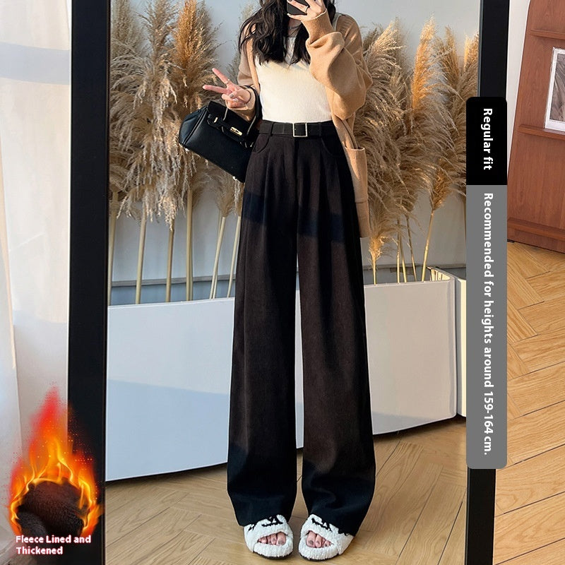 Pantaloni a gamba larga a vita alta  casual