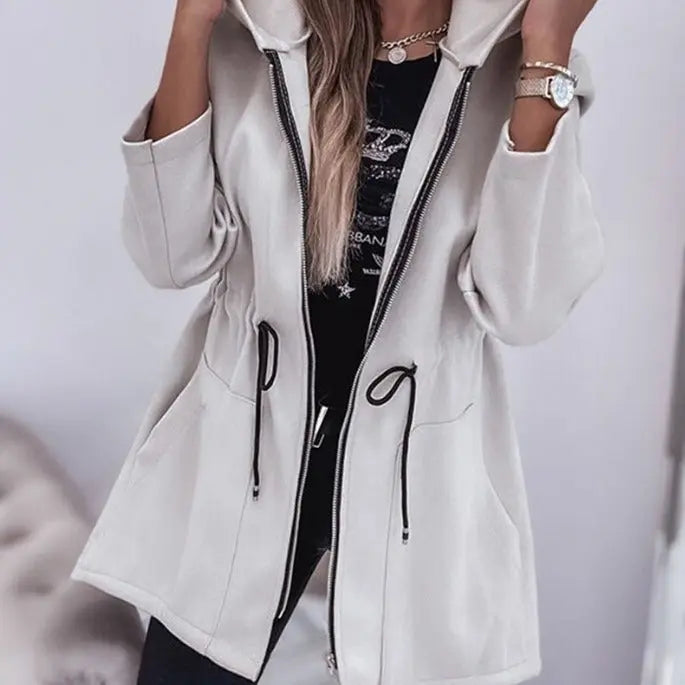 Moda Casual Cappotto con cappuccio Abbigliamento femminile VAleG