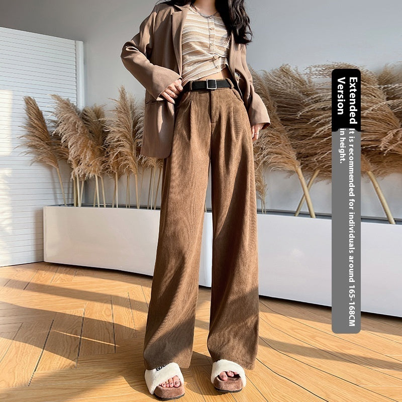 Pantaloni a gamba larga a vita alta  casual