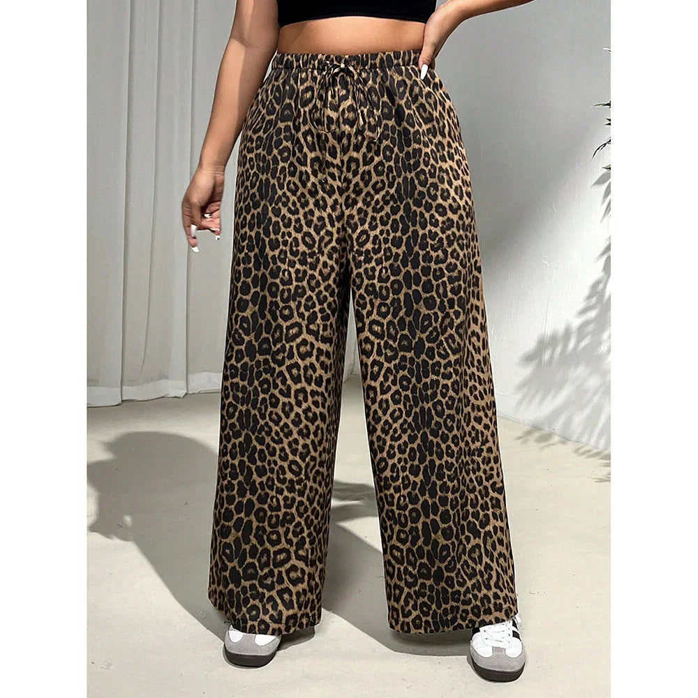 Straight Loose Trendy Wide-leg Pants - VAleG
