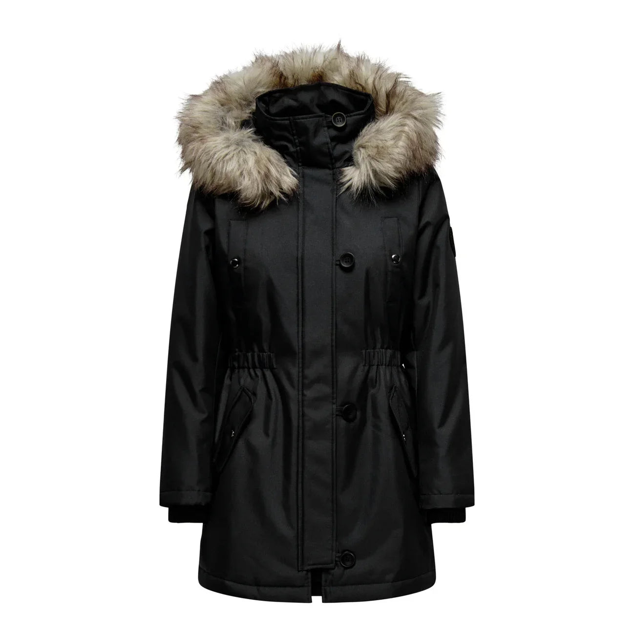 Only - Only Giubbotto Donna  -cappuccio  e tasche anteriori-