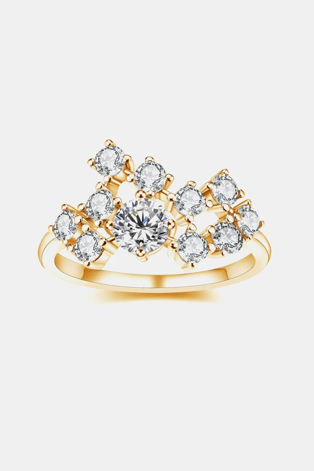 1.2 Carat Moissanite 925 Sterling Silver Ring - VAleG