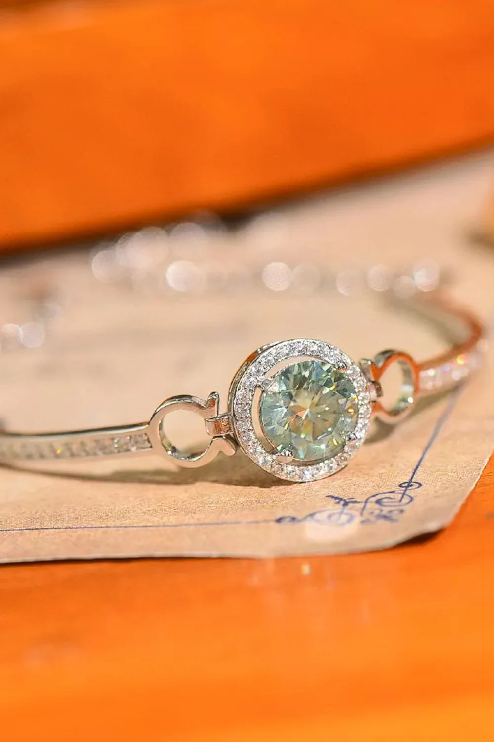 2 Carat Moissanite Platinum-Plated Bracelet - VAleG