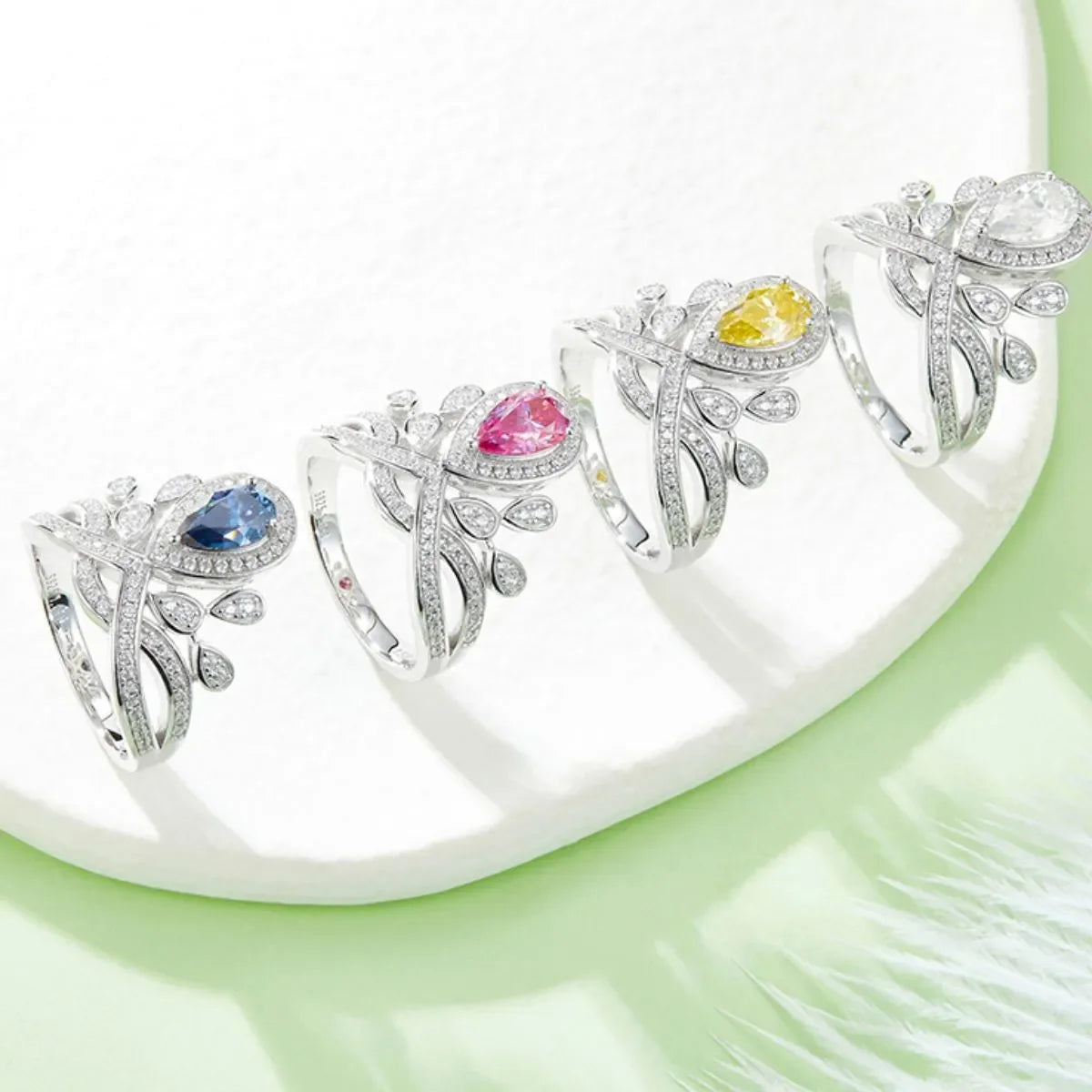 1 Carat Moissanite 925 Sterling Silver Ring - VAleG