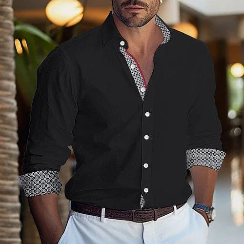 Korean Style Trendy Business Casual Simple Style Shirt - VAleG