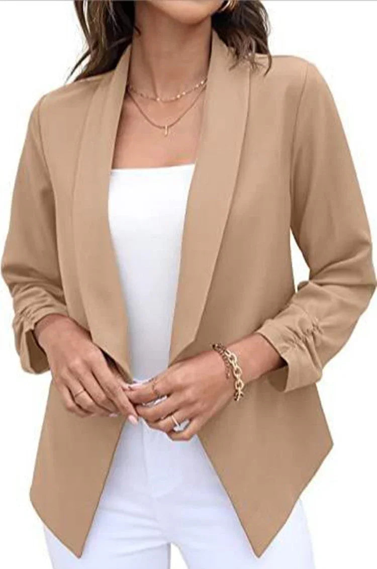 Women's Blazer Free Iron Casual Professional Suit - VAleG