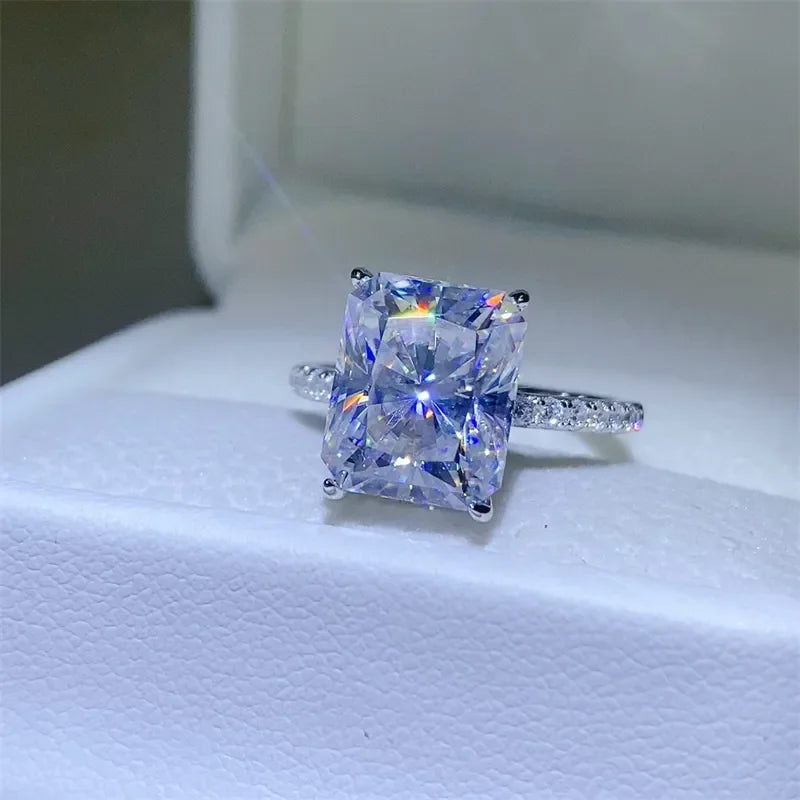 5 Carat Moissanite Zircon 925 Sterling Silver Ring - VAleG