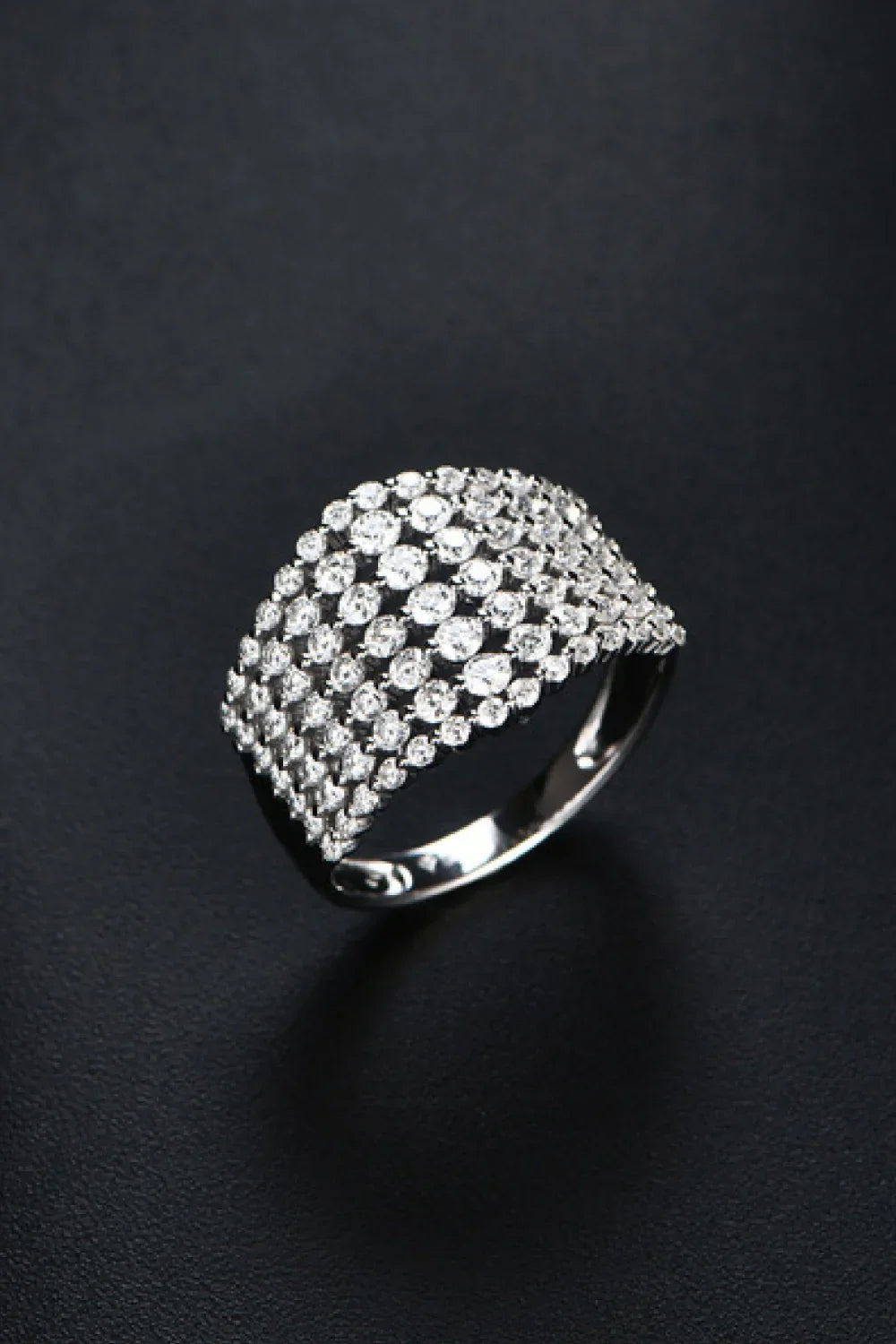 1.21 Carat Moissanite 925 Sterling Silver Ring - VAleG