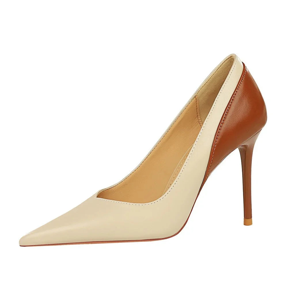 Retro Style High Heels Stiletto Heel Banquet Women - VAleG