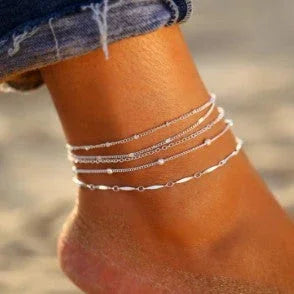 Women's Beach Love Multi-layer Anklet - VAleG