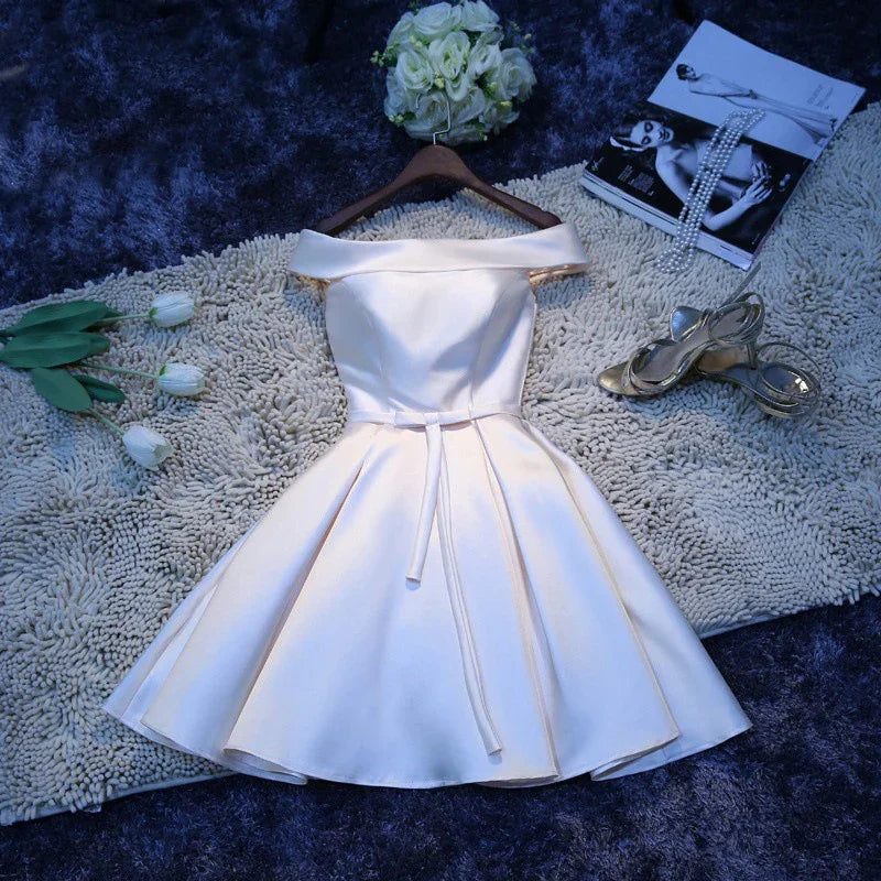 Bridesmaid Annual Party Etiquette Short Dress - VAleG