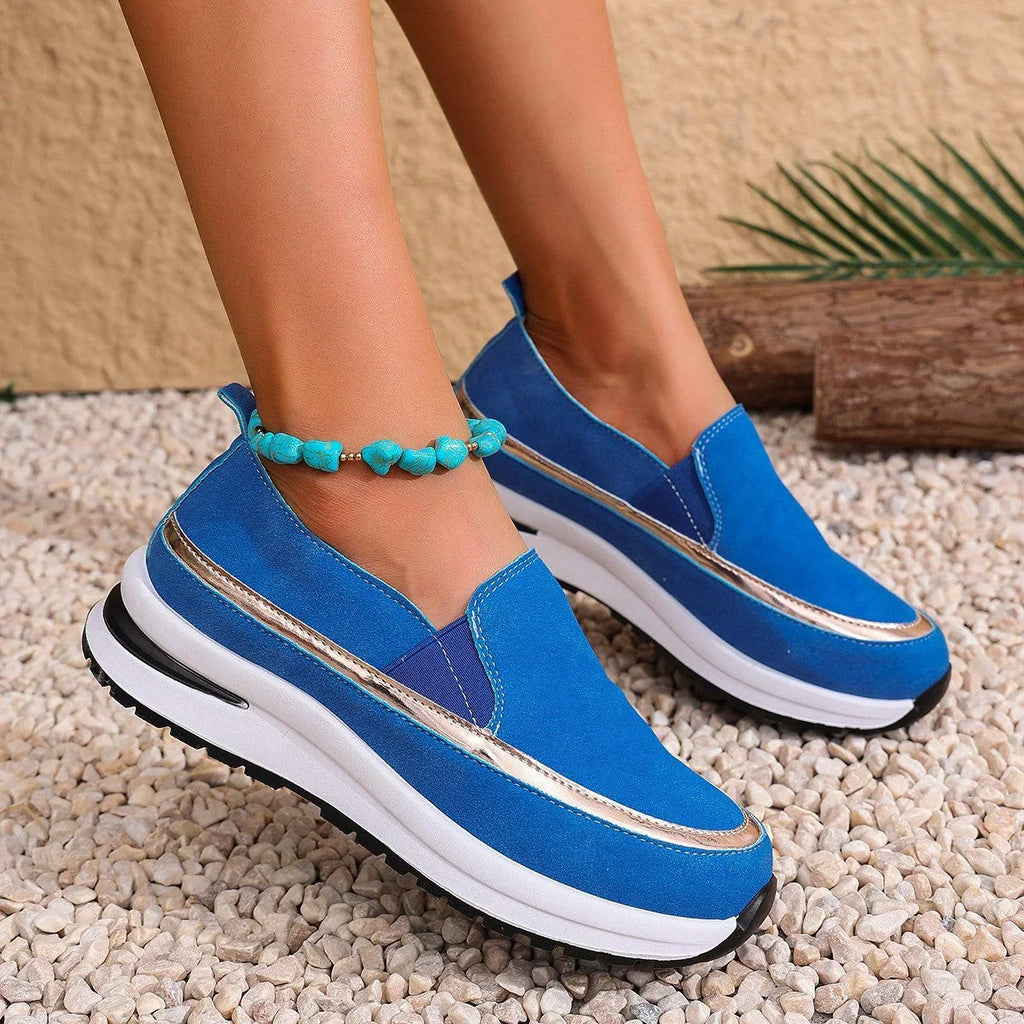 Autumn And Winter New Platform Soft Leather Soft Bottom Women's Shoes - VAleG