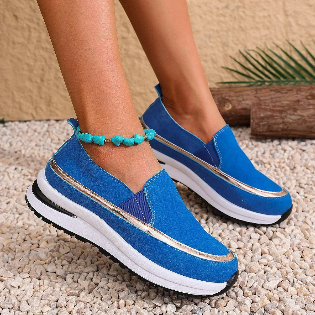 Autumn And Winter New Platform Soft Leather Soft Bottom Women's Shoes - VAleG