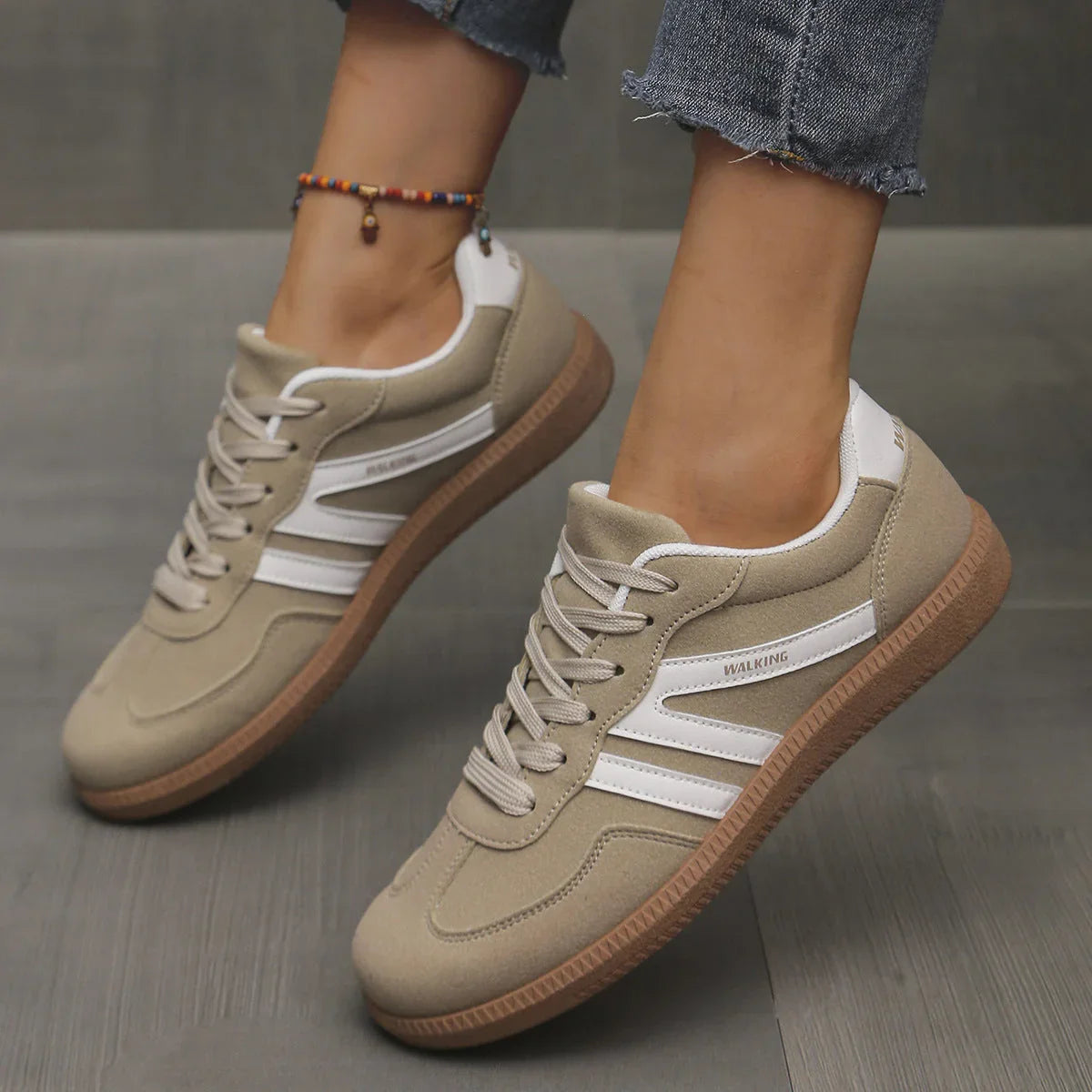 Women's Plus Size German Training Shoes Sneaker - VAleG