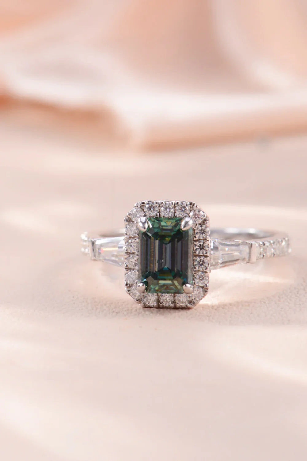 1 Carat Moissanite 925 Sterling Silver Ring - VAleG