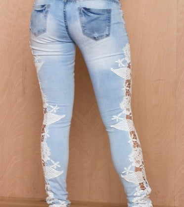 Lace jeans VAleG