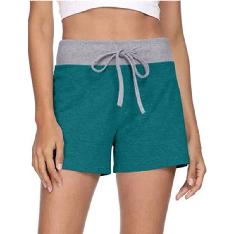 Women's Summer Home Leopard Print Casual Shorts - VAleG