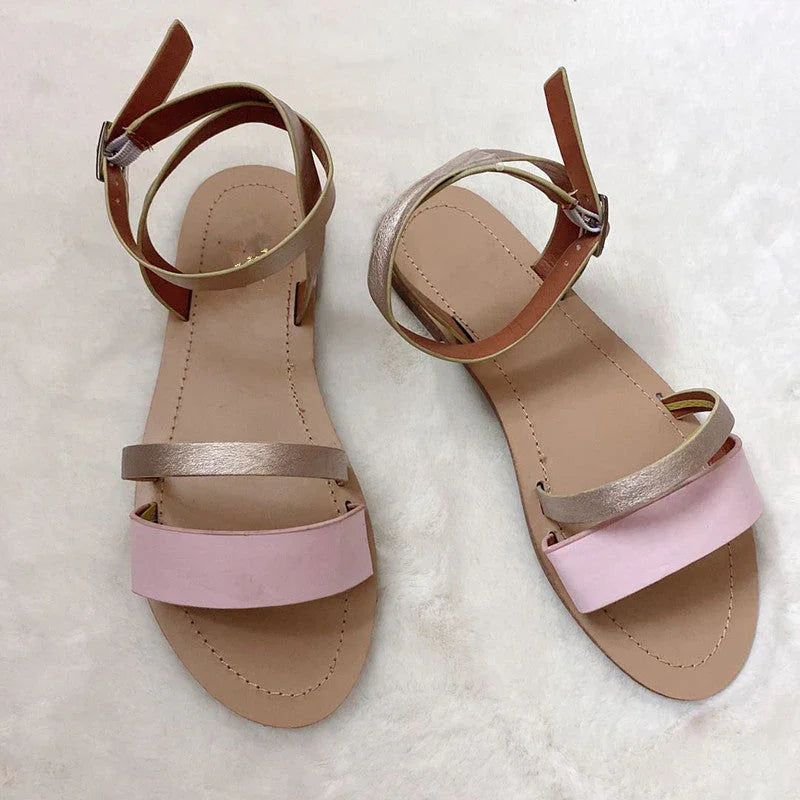 Summer women's slippers beach flat shoes - VAleG