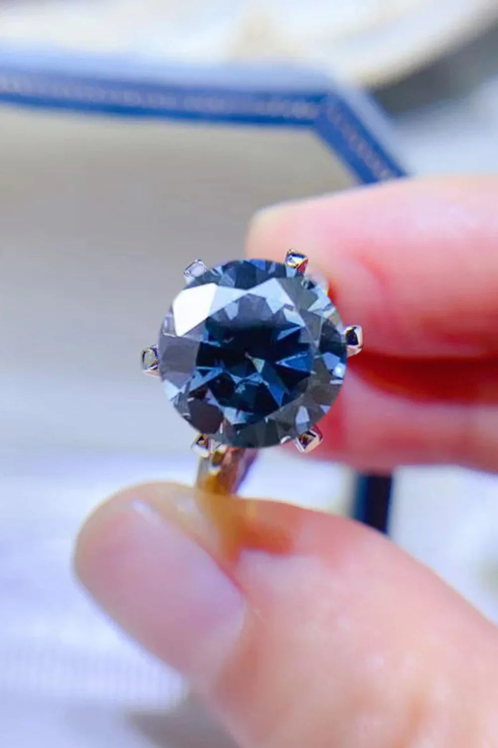 5 Carat Moissanite 925 Sterling Silver Ring - VAleG